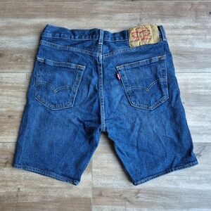 Levi's 501 Button Fly Women's Blue Jean Shorts Size 31 US 12 Jorts